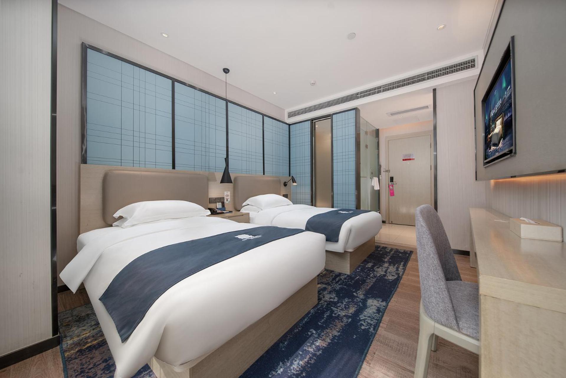 Echarm International Hotel Canton Tower Pazhou Convention And Exhibition Center Lujiang Subway Metro Branch - Free Shuttle Bus To Canton Fair Complex During Canton Fair Period 広州 エクステリア 写真